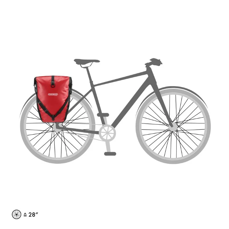 Ortlieb Backroller Classic Rear Pannier Bags 40L in Red-4